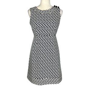 Vineyard Vines Womens Sleeveless Sheath Dress Whale Print Navy Blue size 4